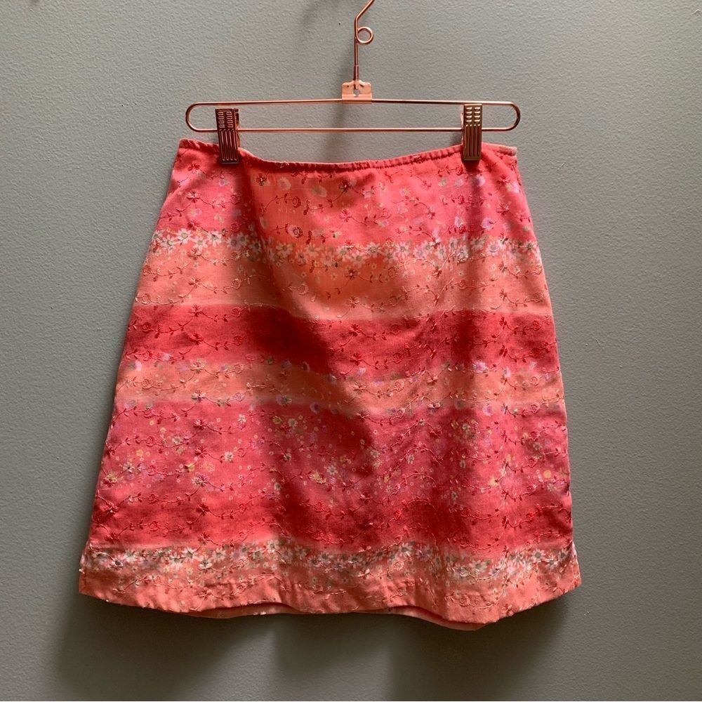 Vintage Floral Skirt Size Medium